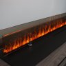 Декоративное стекло для 3D FireLine 2000 черное фото 2