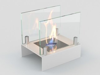 Биокамин настольный Lux Fire "Арлекино" S (белый)