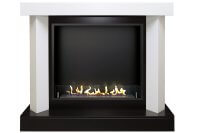 Биокамин в портале Firezo Vankuver Фактурный белый, стандарт